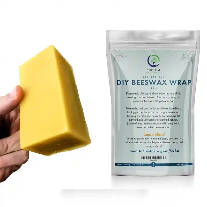 Pre-mixed DIY Beeswax Food Wrap Bar: Make your own Beeswax Wraps - Our  Essential Living - Raw Skin Foods You Can Trust